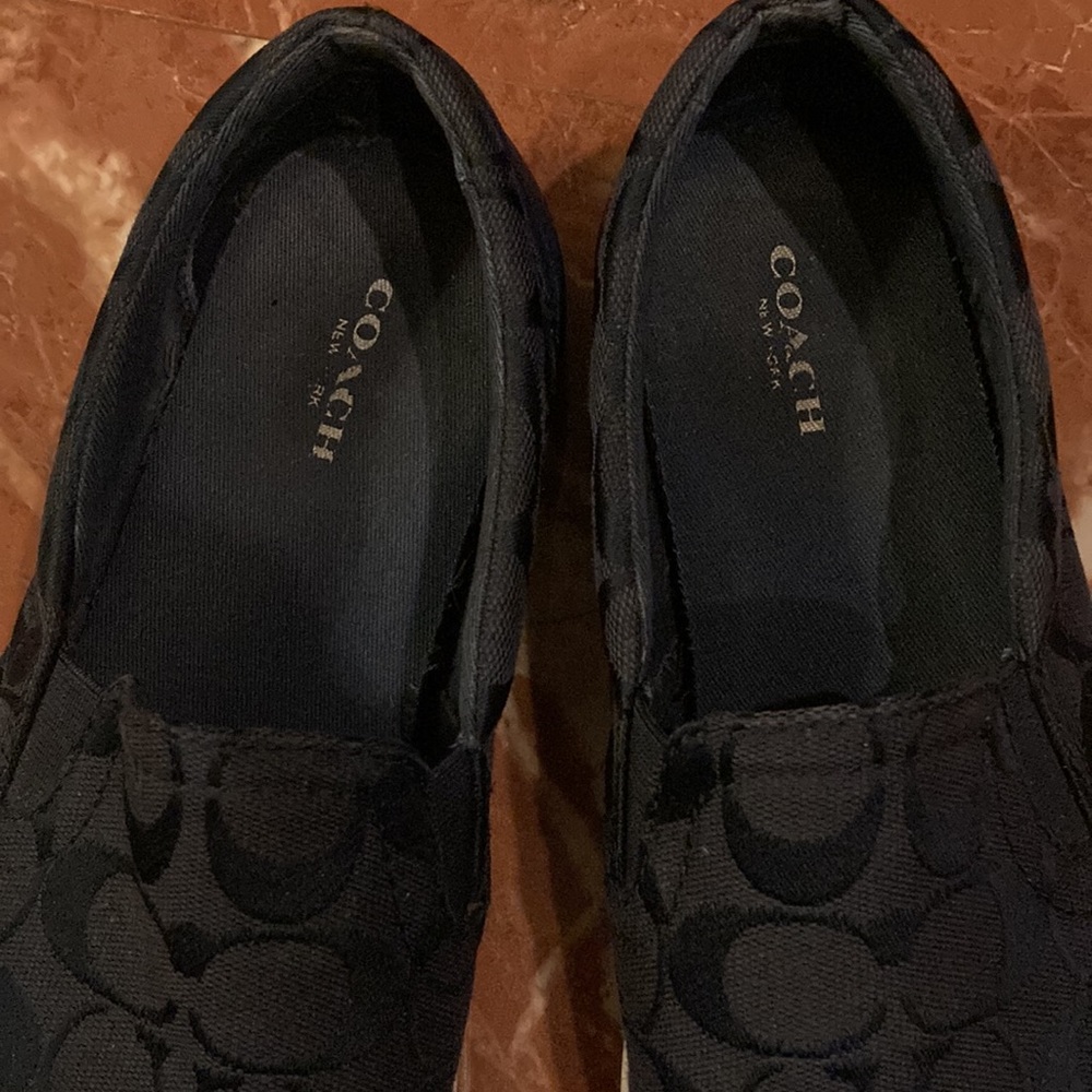 Beautiful Black Coach Sneakers - Picture 8 of 9